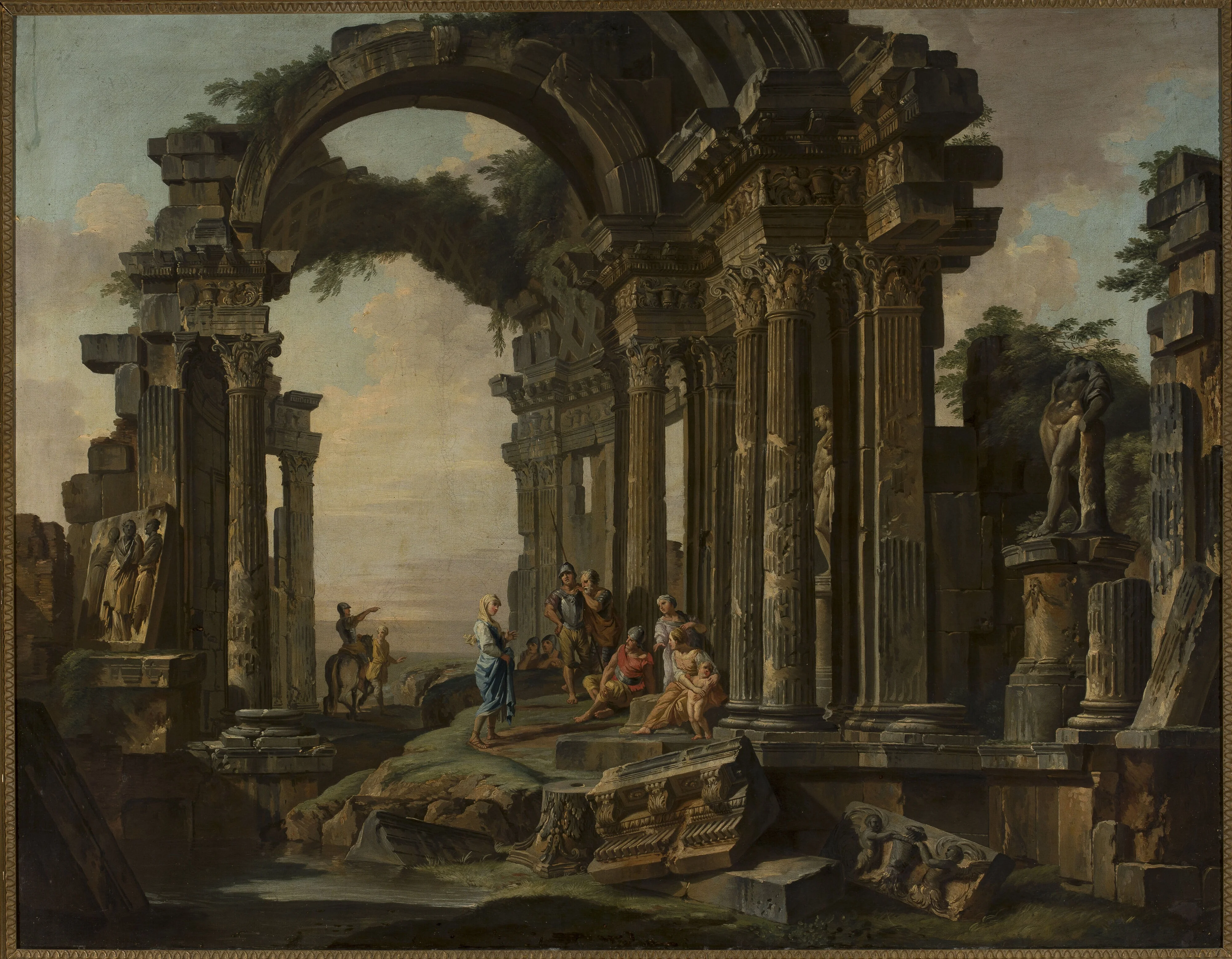 Roman ruins, detail