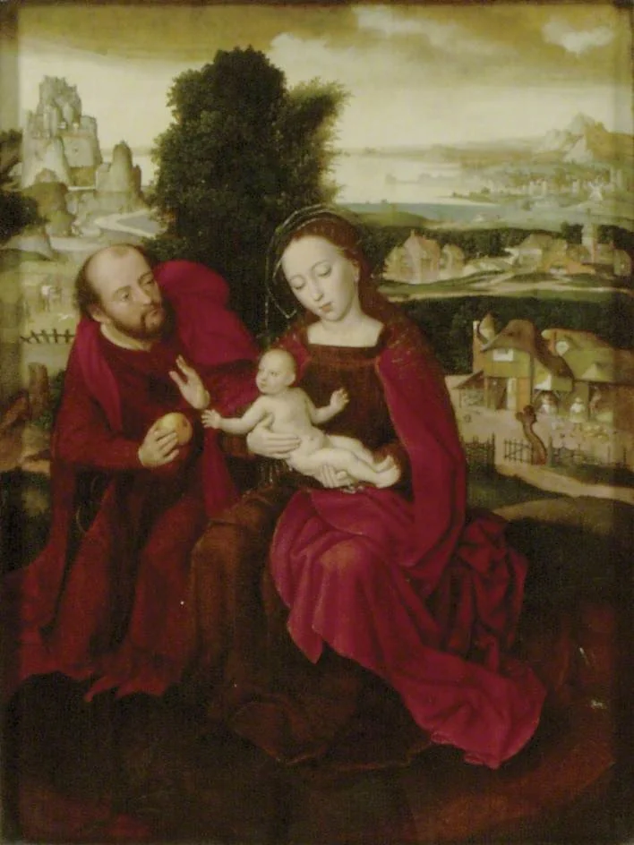 The Holy Family in a Landscape, detail