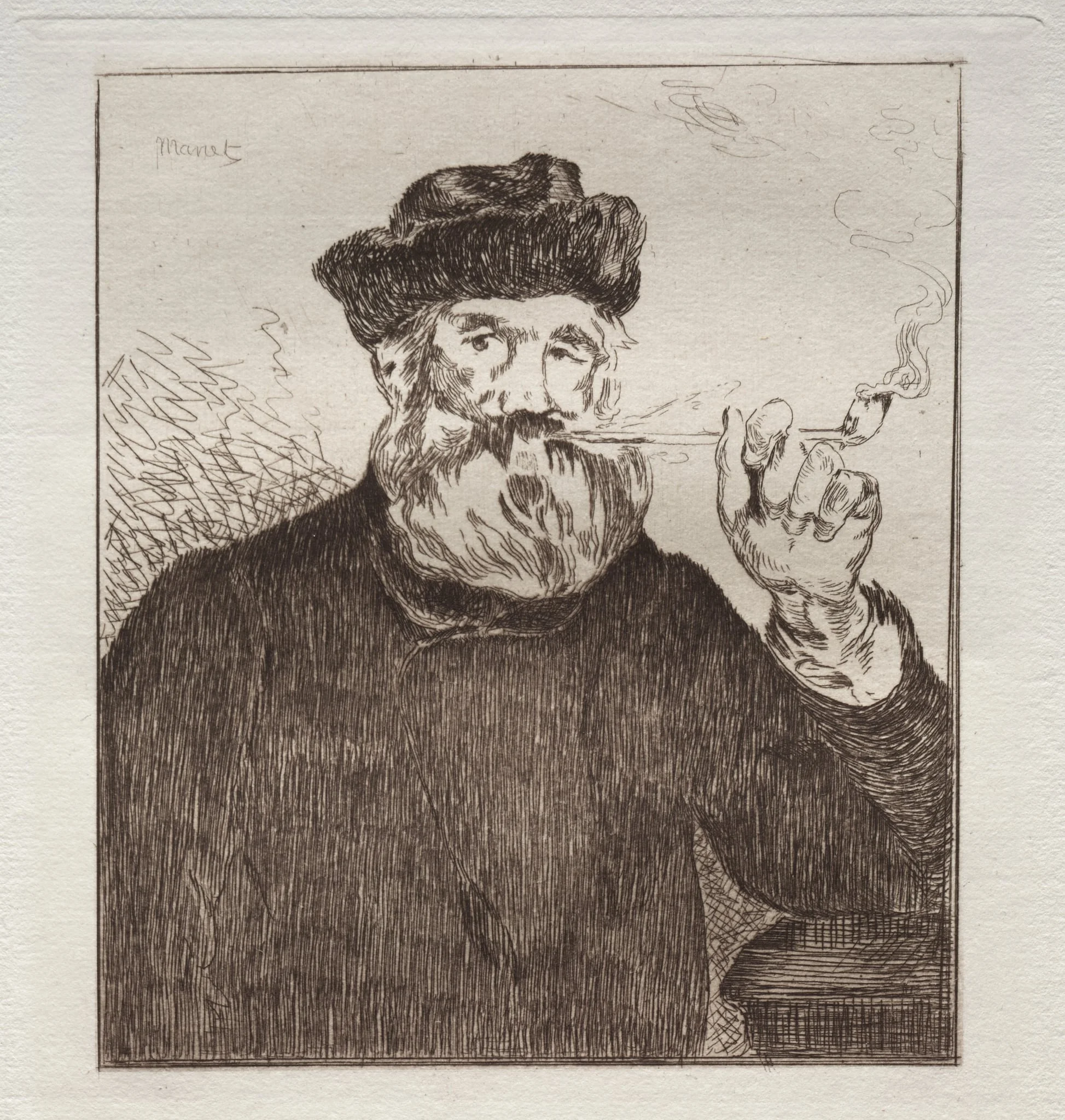 The Smoker, detail