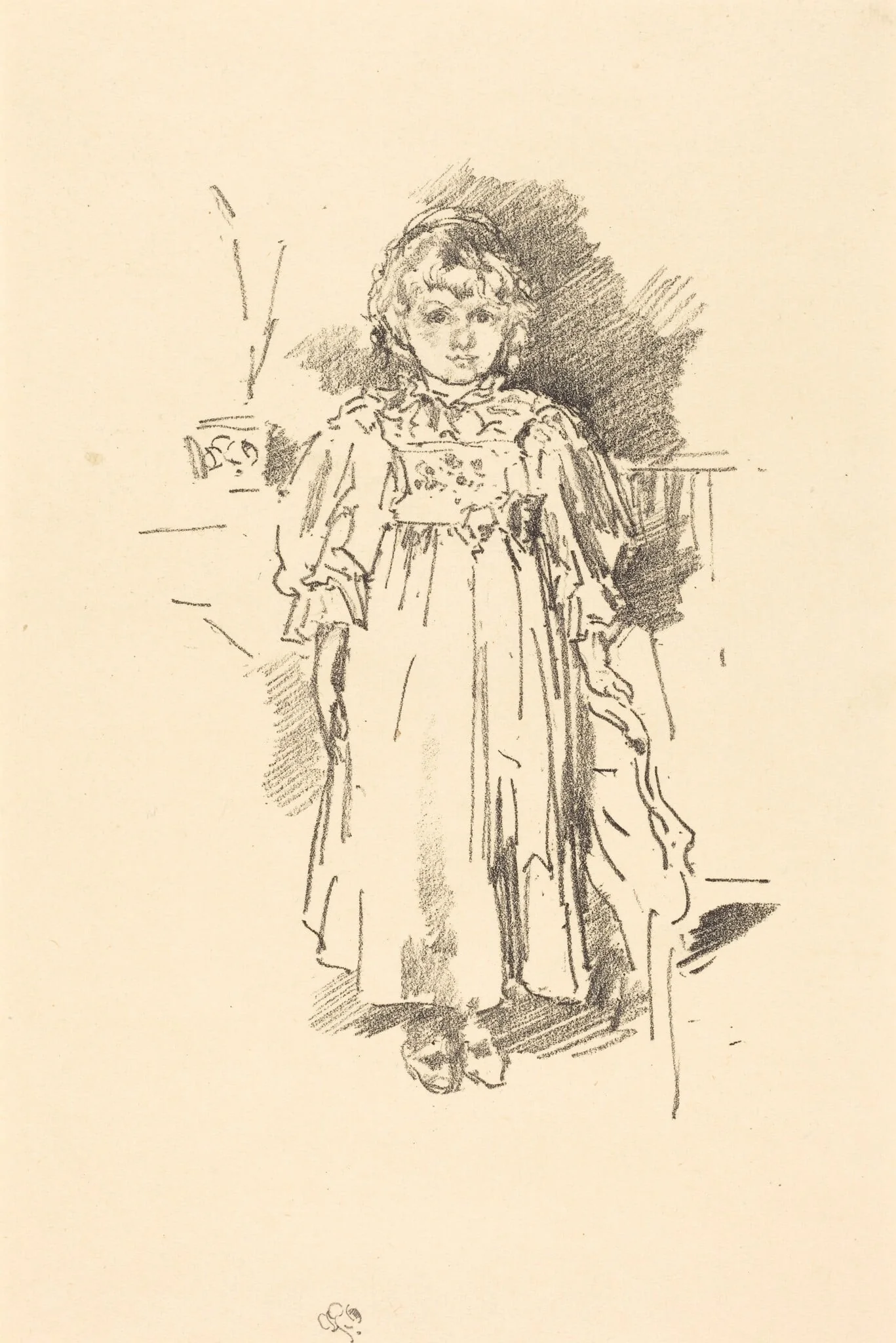 Little Evelyn, detail