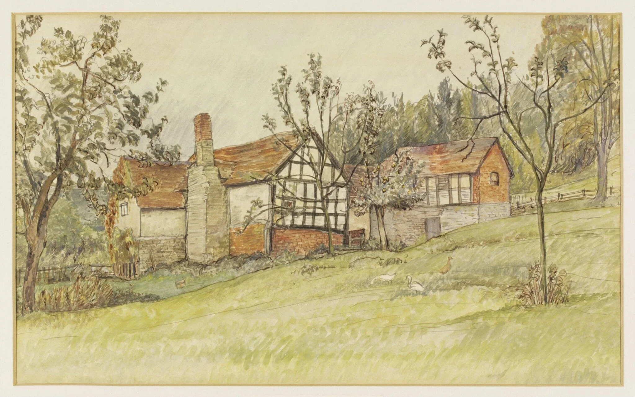 Oldfield Farm, between Leinthall Earls and Richard's Castle, detail