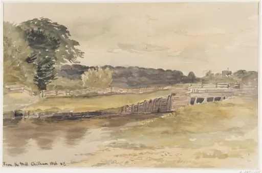 'From the Mill, Chilham', by Henry Cole, 1846