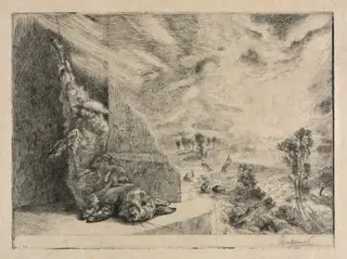 The Wild Rabbit, by Félix Bracquemond, 1891