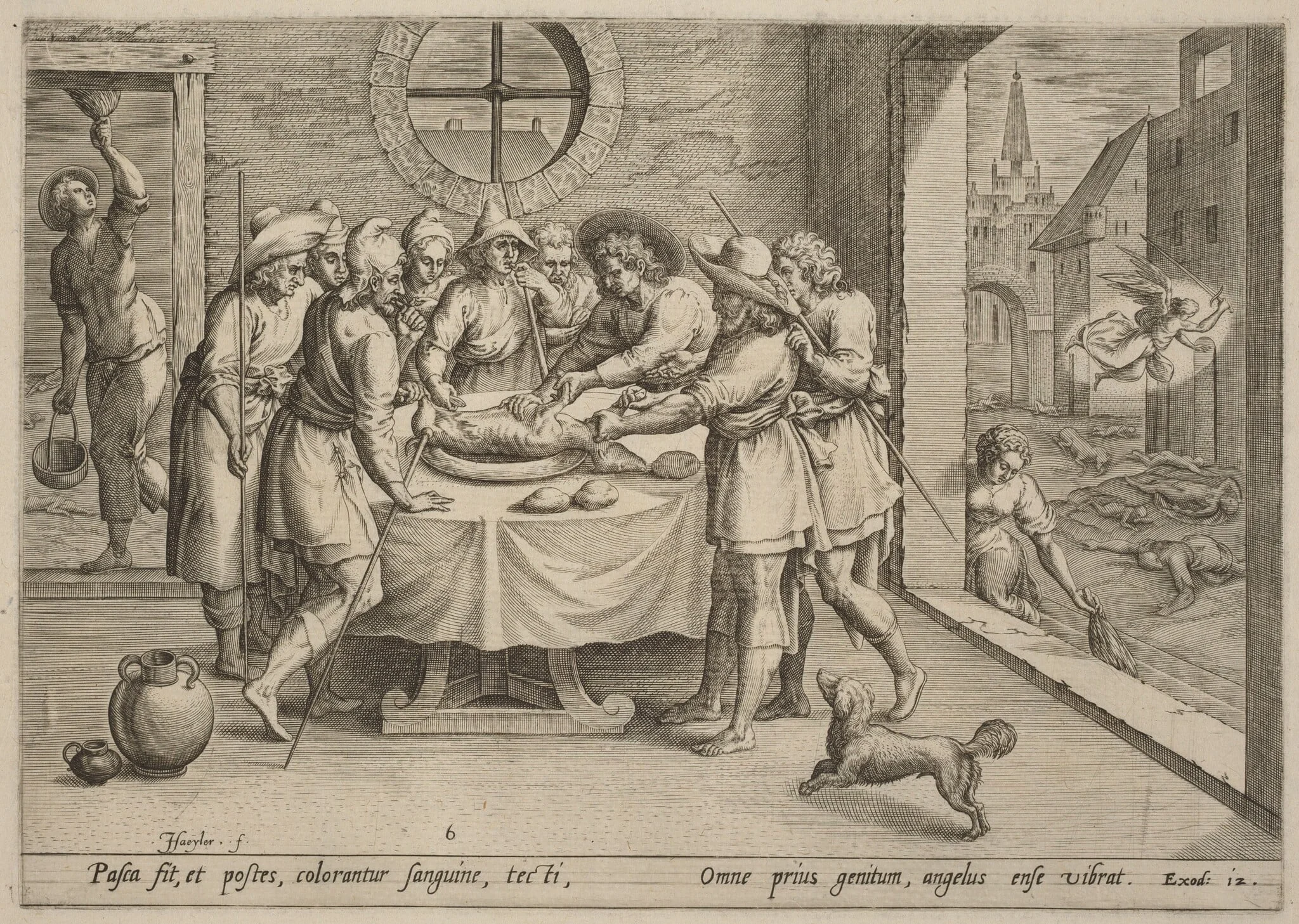 Preparation for the Passover, detail