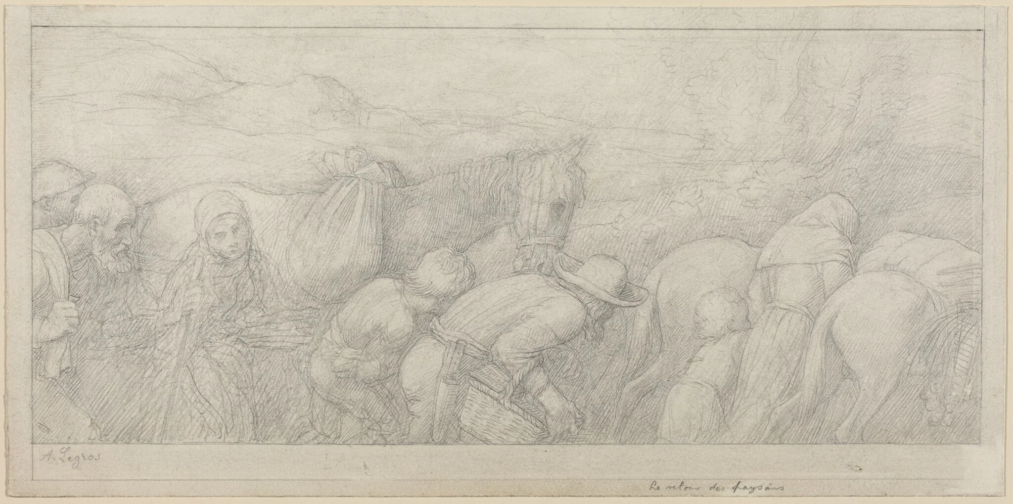 Return of the Peasants, detail