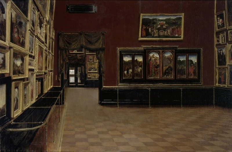 Die Alte Gemäldegalerie im Schinkel Museum, detail
