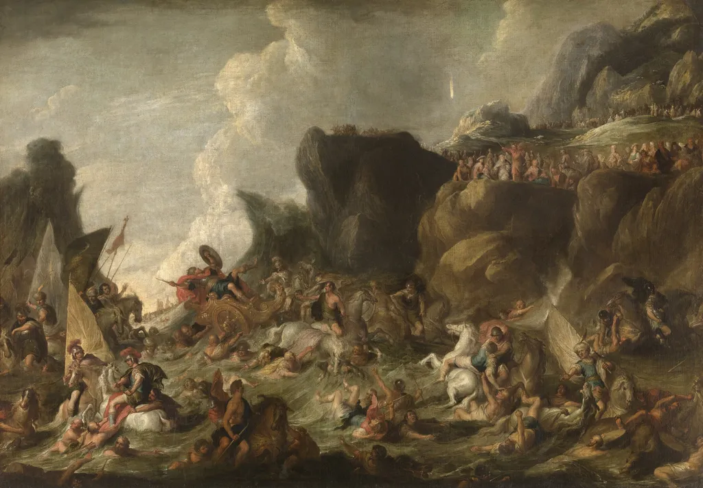 The Death of the Pharaoh, by Vincent Malo, oil