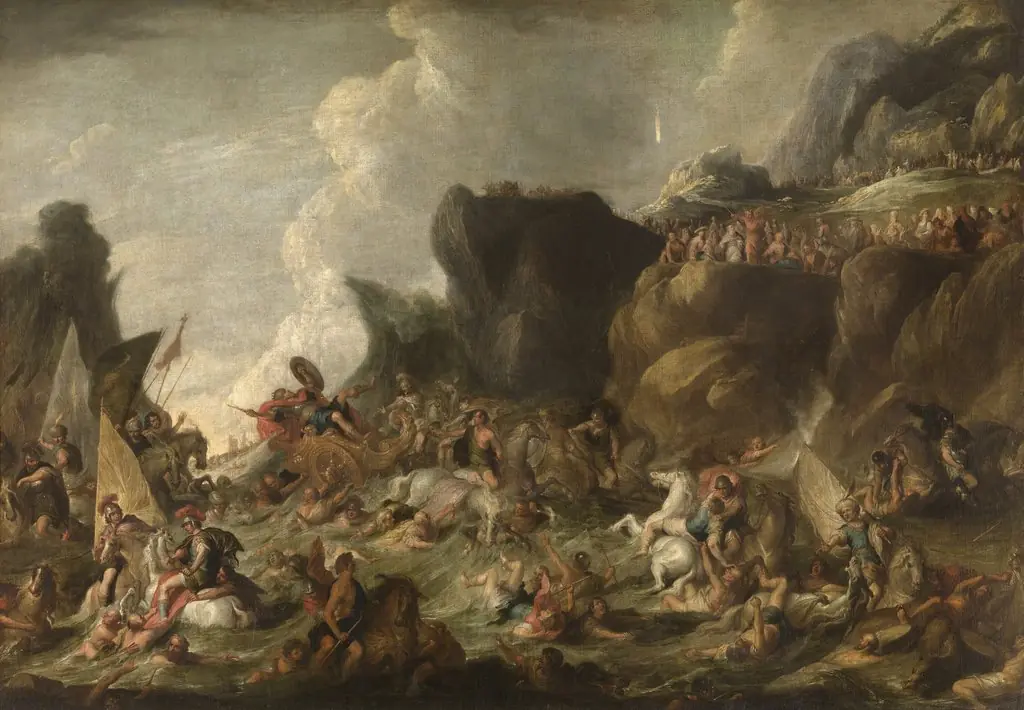 The Death of the Pharaoh, by Vincent Malo, oil