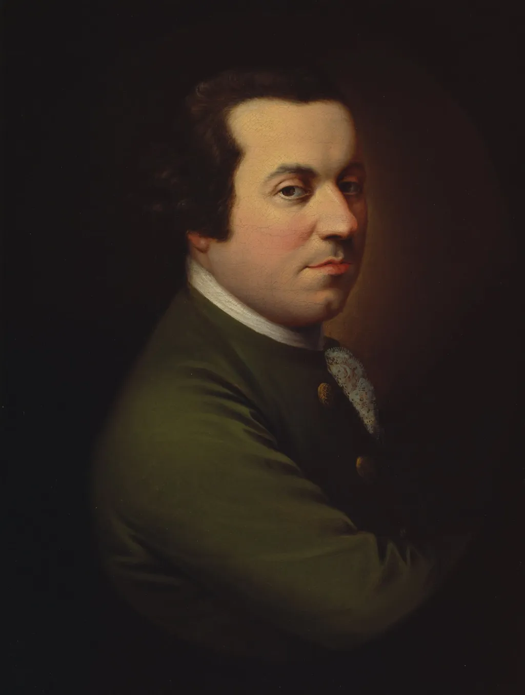 Dr. Jonathan Potts (1745-1781), by Henry Benbridge, oil, 1773