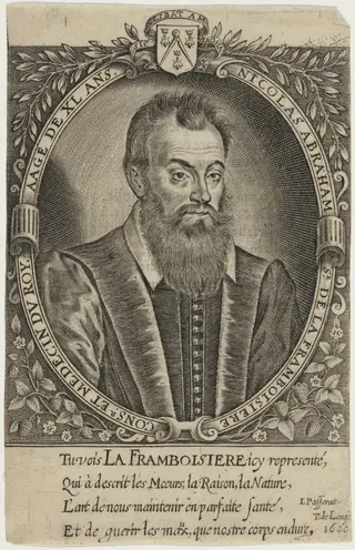 Nicolas Abraham de la Framboisiere, by Thomas de Leu, ink, 1600