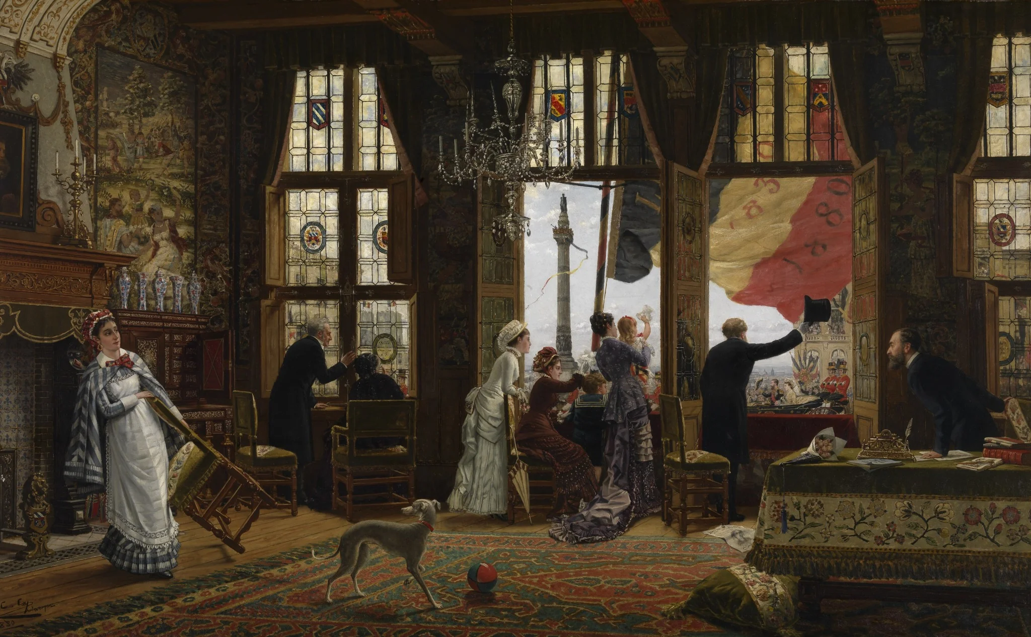 Remembering the National Festivities of 1880, detail