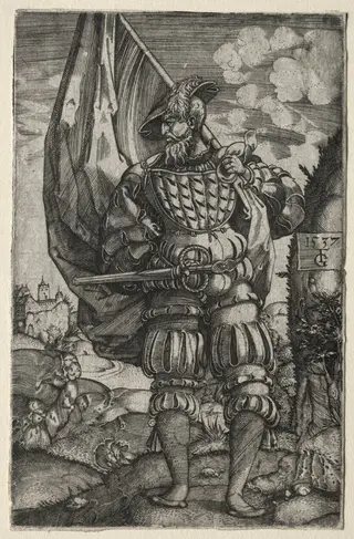The Standard-Bearer, by Master F. G., 1537