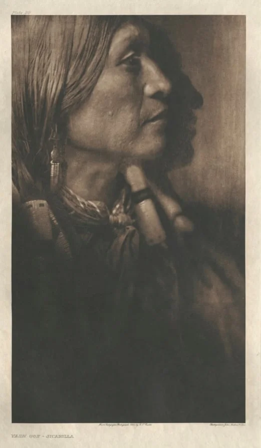 Portfolio I, Plate 20: Vash Gon-Jicarilla, detail