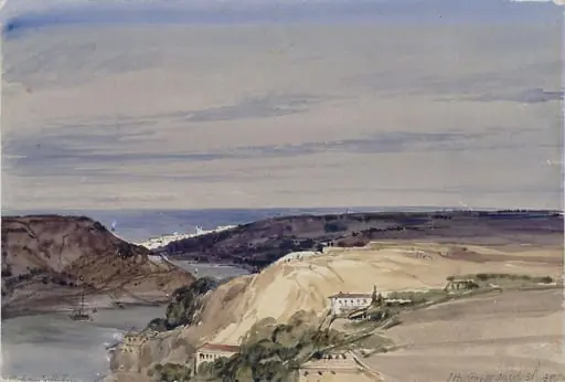Oporto, by James Holland, watercolor, 1837