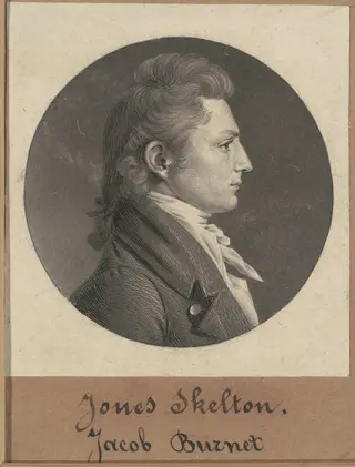 Jacob Burnet, by Charles B. J. Févret de Saint-Mémin, ink, 1807