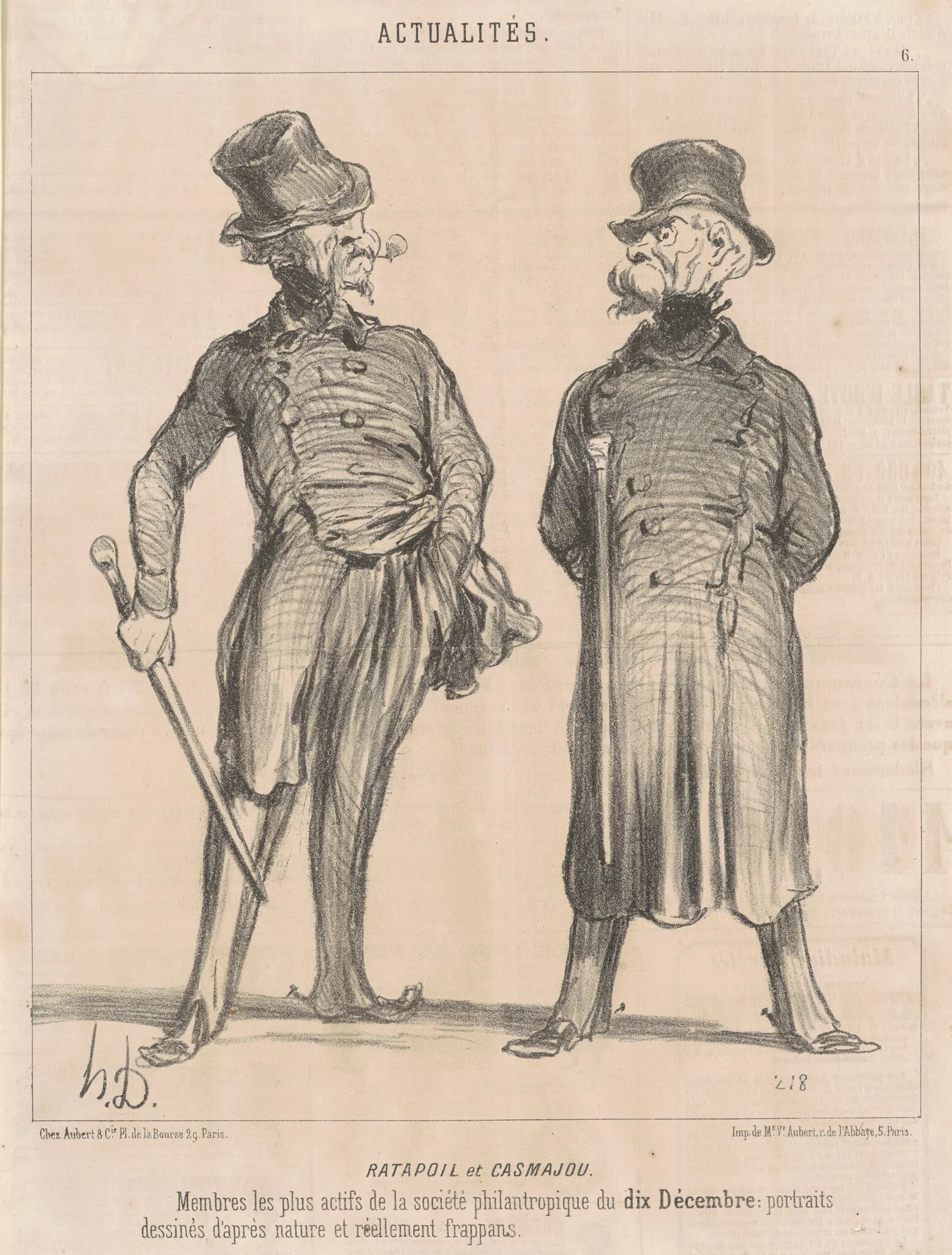 Ratapoil et Casmajou, detail