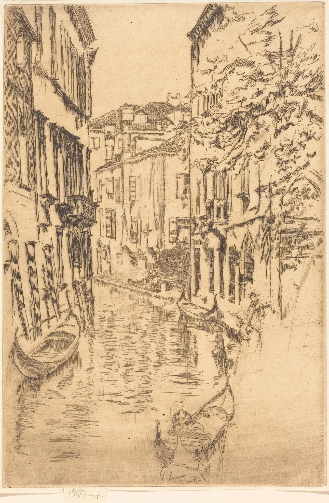 Quiet Canal, detail