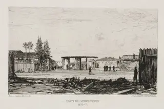 Porte du l'Avenue Uhrich, by Maxime Lalanne, 1870