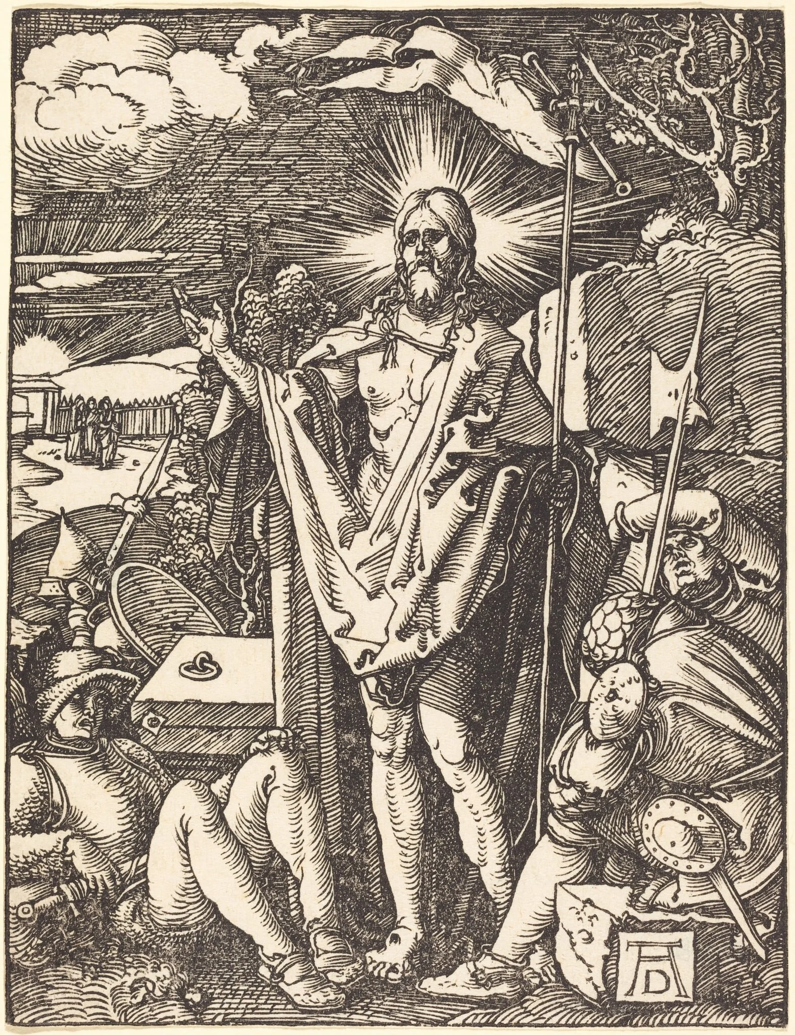 The Resurrection, detail