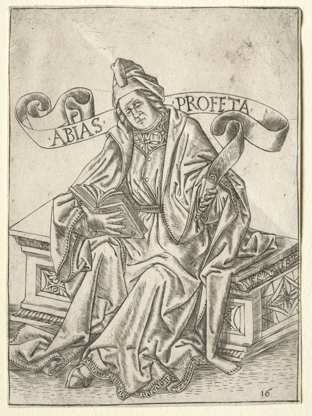 The Prophets:  Obadiah, by Baccio Baldini, 1472