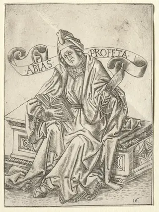 The Prophets:  Obadiah, by Baccio Baldini, 1472