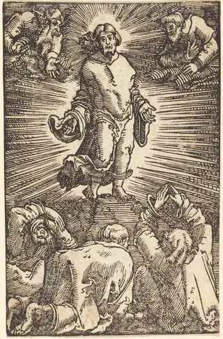 The Transfiguration, by Albrecht Altdorfer, ink, 1513