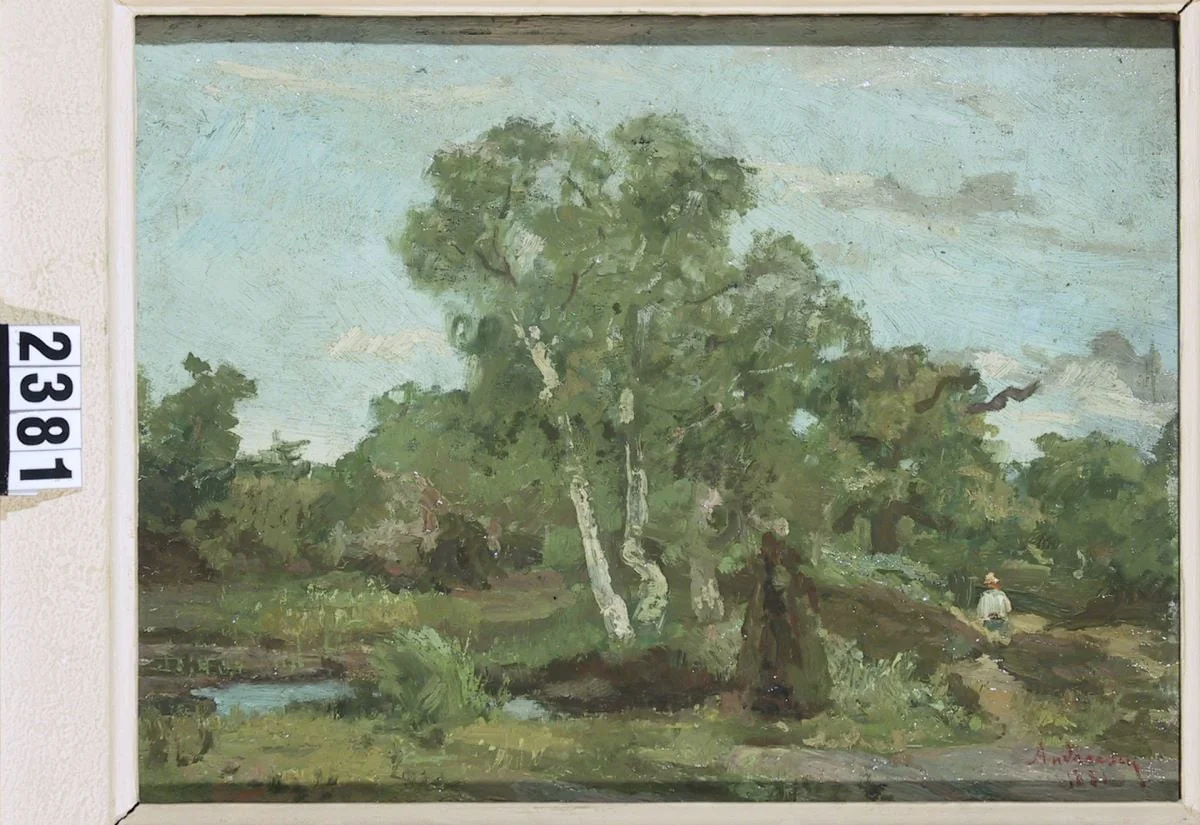 Peisaj, detail