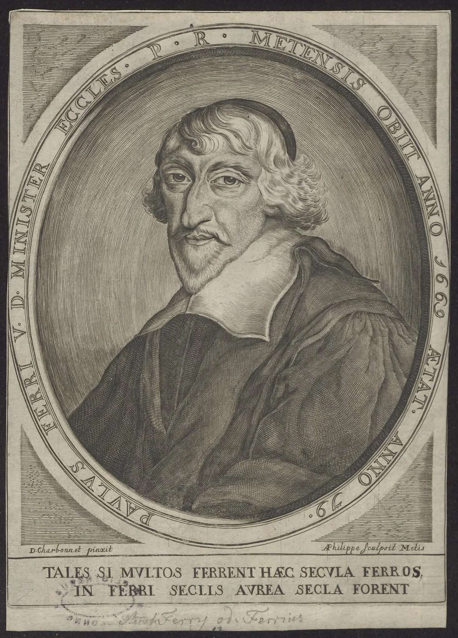 Portrait of Paulus Ferri, detail