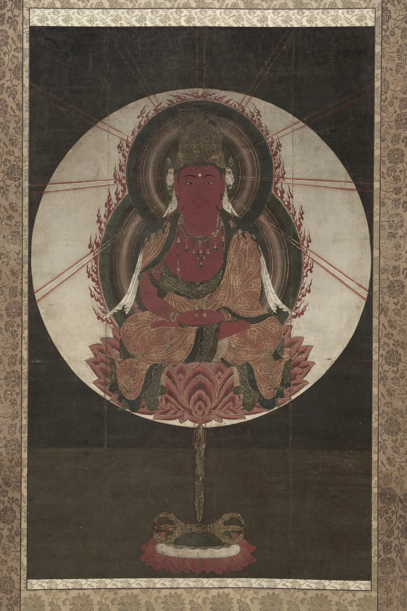 Red Amida, detail