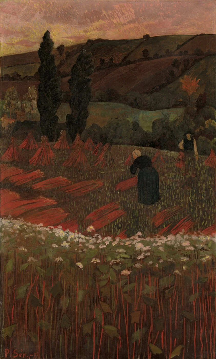 The Harvest of Buckwheat, detail