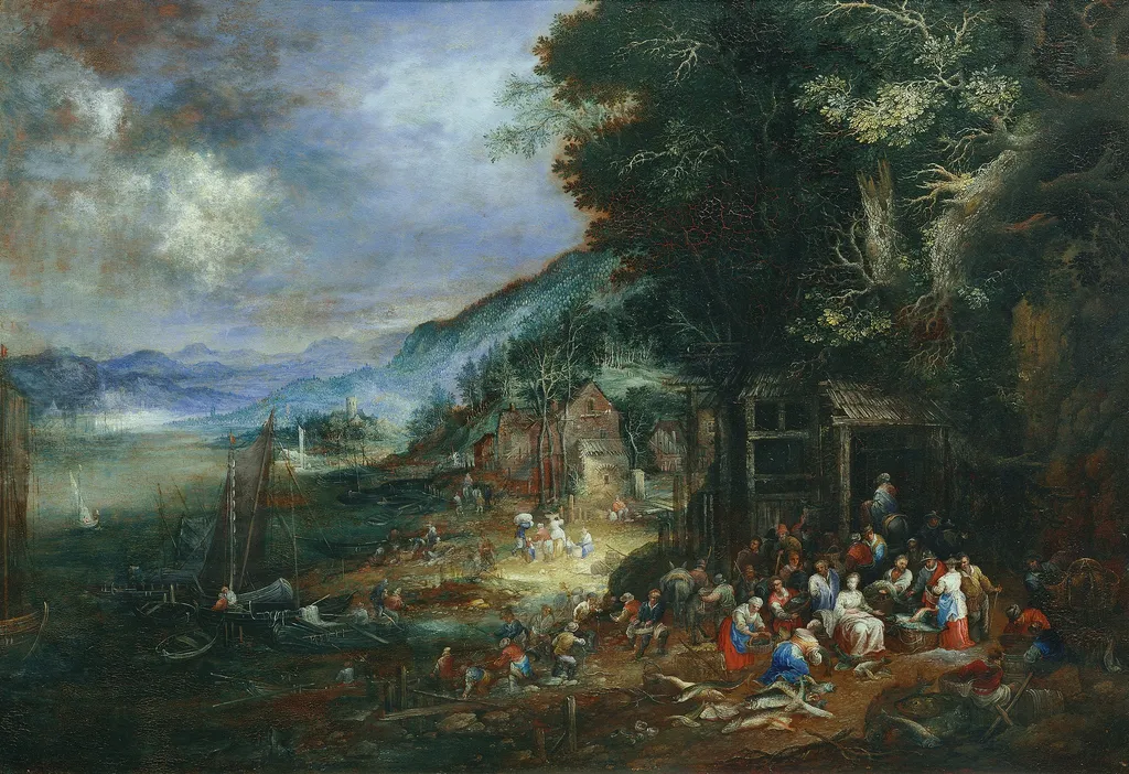 The four elements: Water, by Johann Jakob Hartmann, oil, 1716