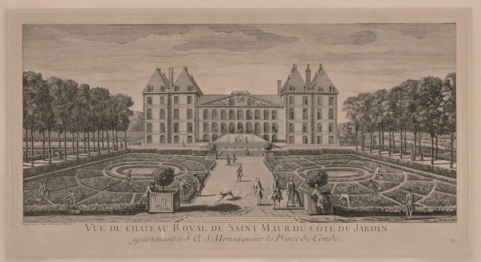 Chateau St. Maur, detail
