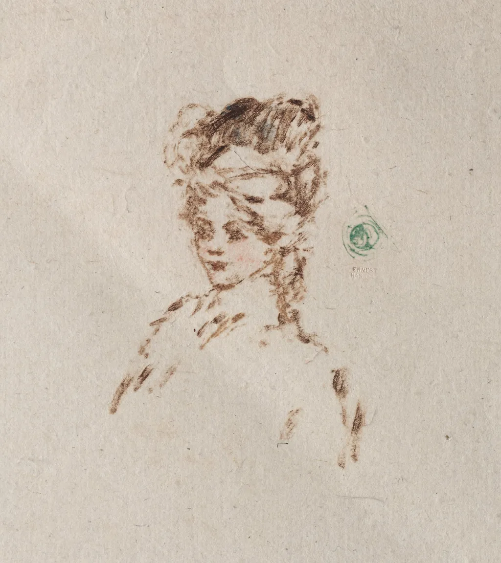 Head, Taverne Lorraine, by Ernest Haskell, 1910