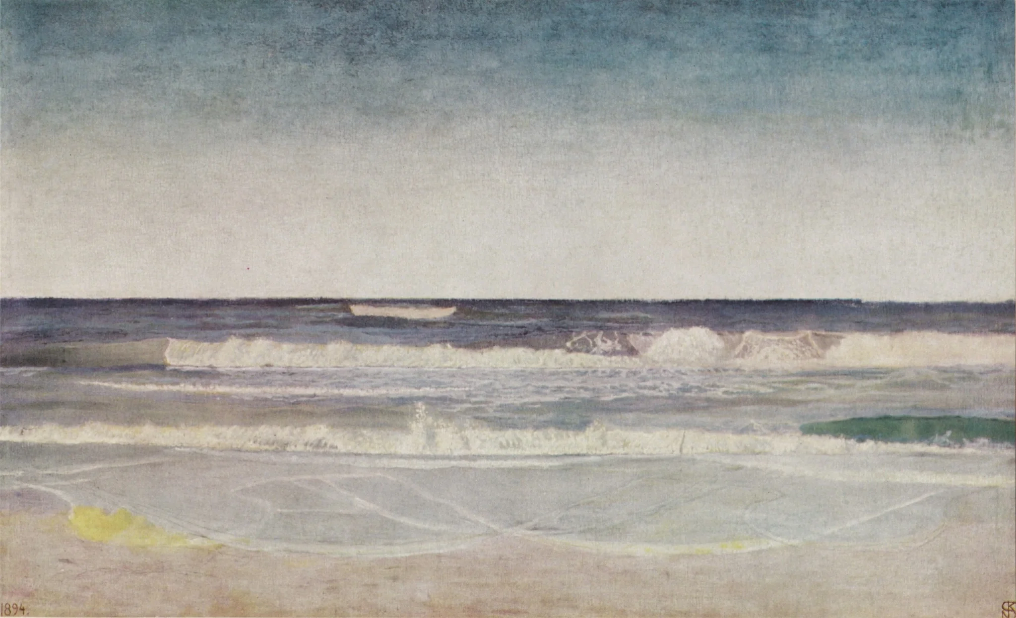 Heavy Swells at the West Coast of Jutland, detail