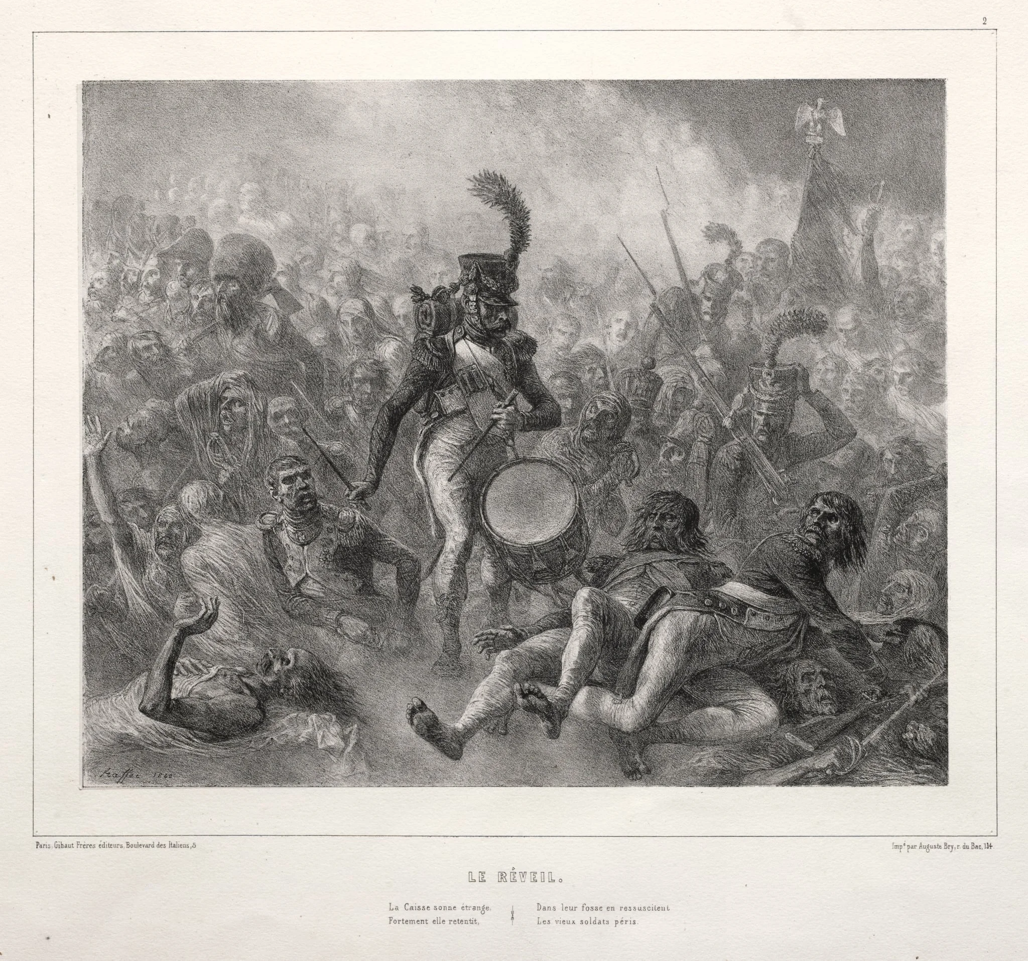 L'Album de 1832: Reveil, detail