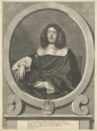 Vincent Barthélémy, by Nicolas de Plattemontagne, ink, 1657