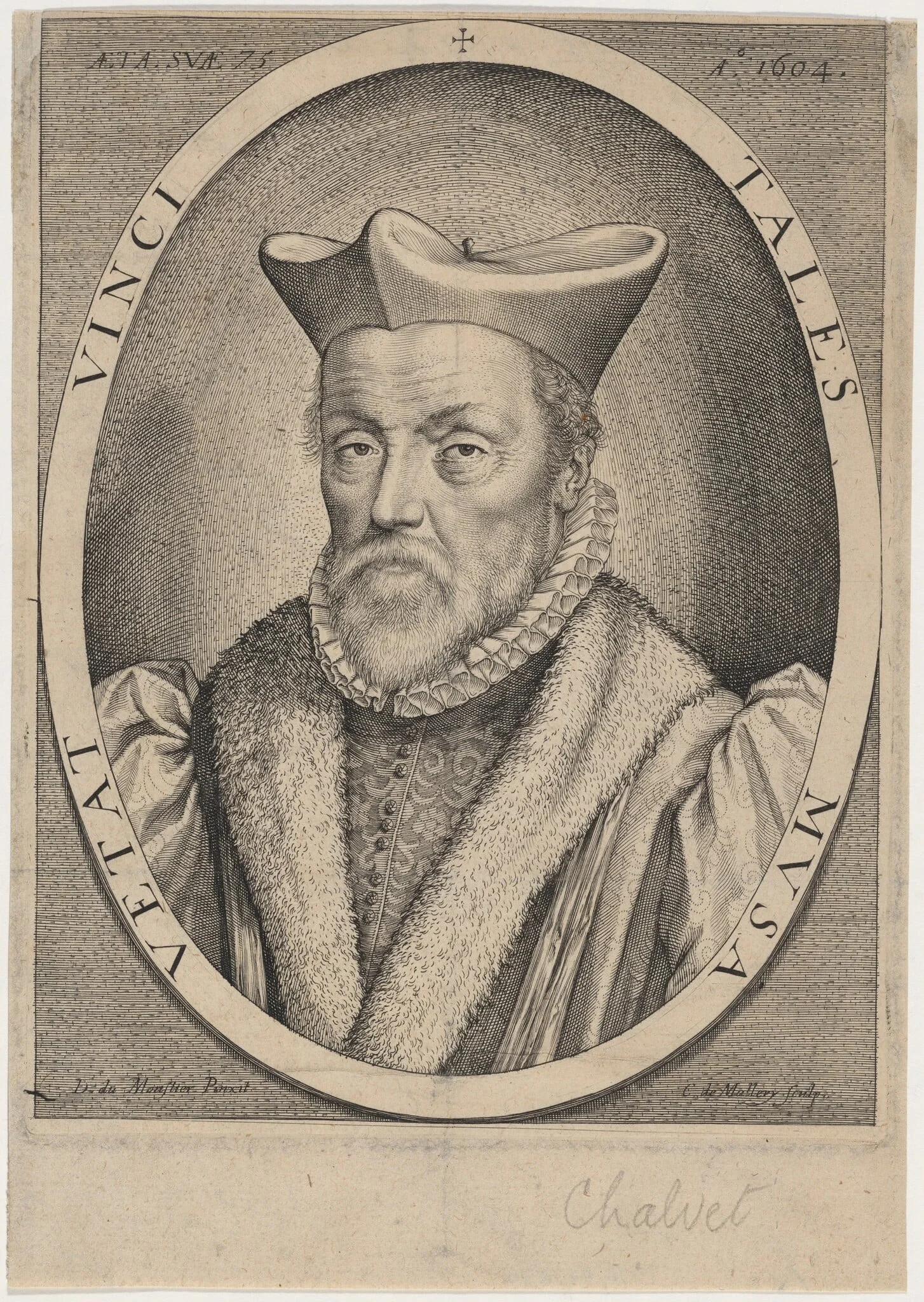 M. de Chalvel, detail