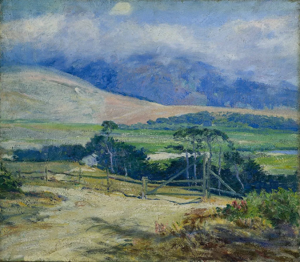 Carmel Hills, by Guy Rose, oil, 1917