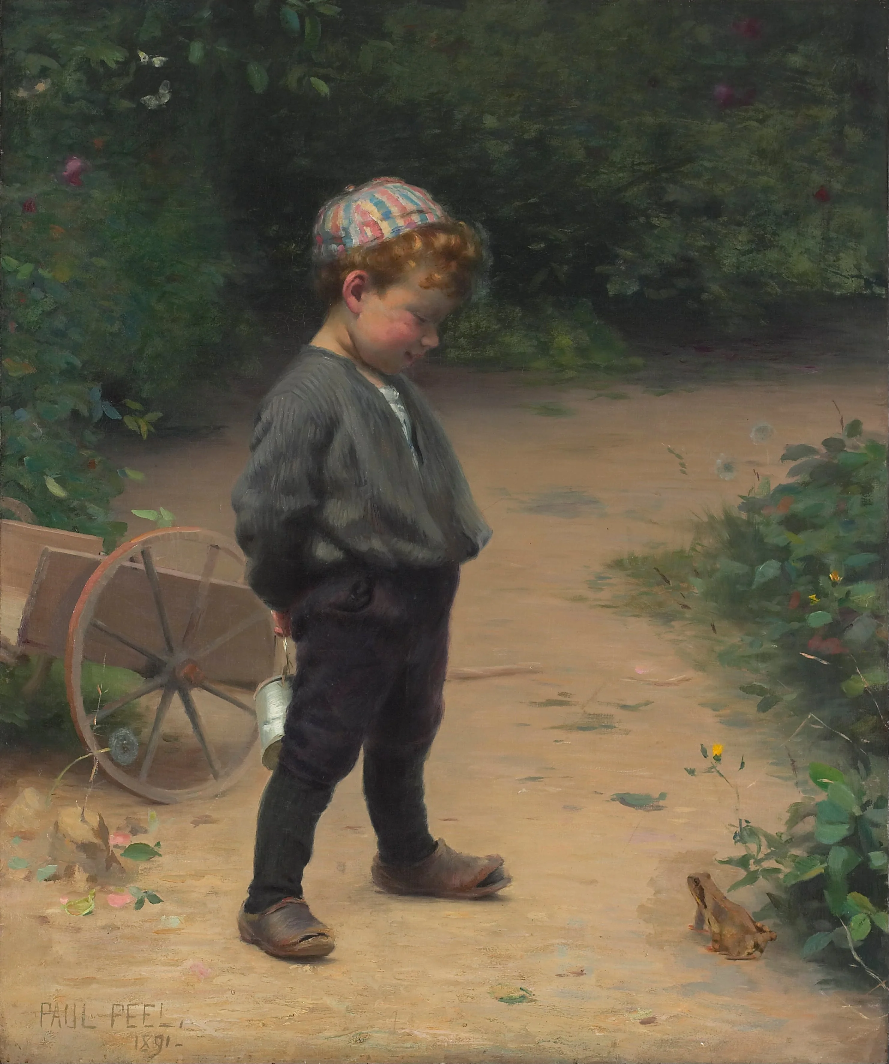 The Young Biologist, detail