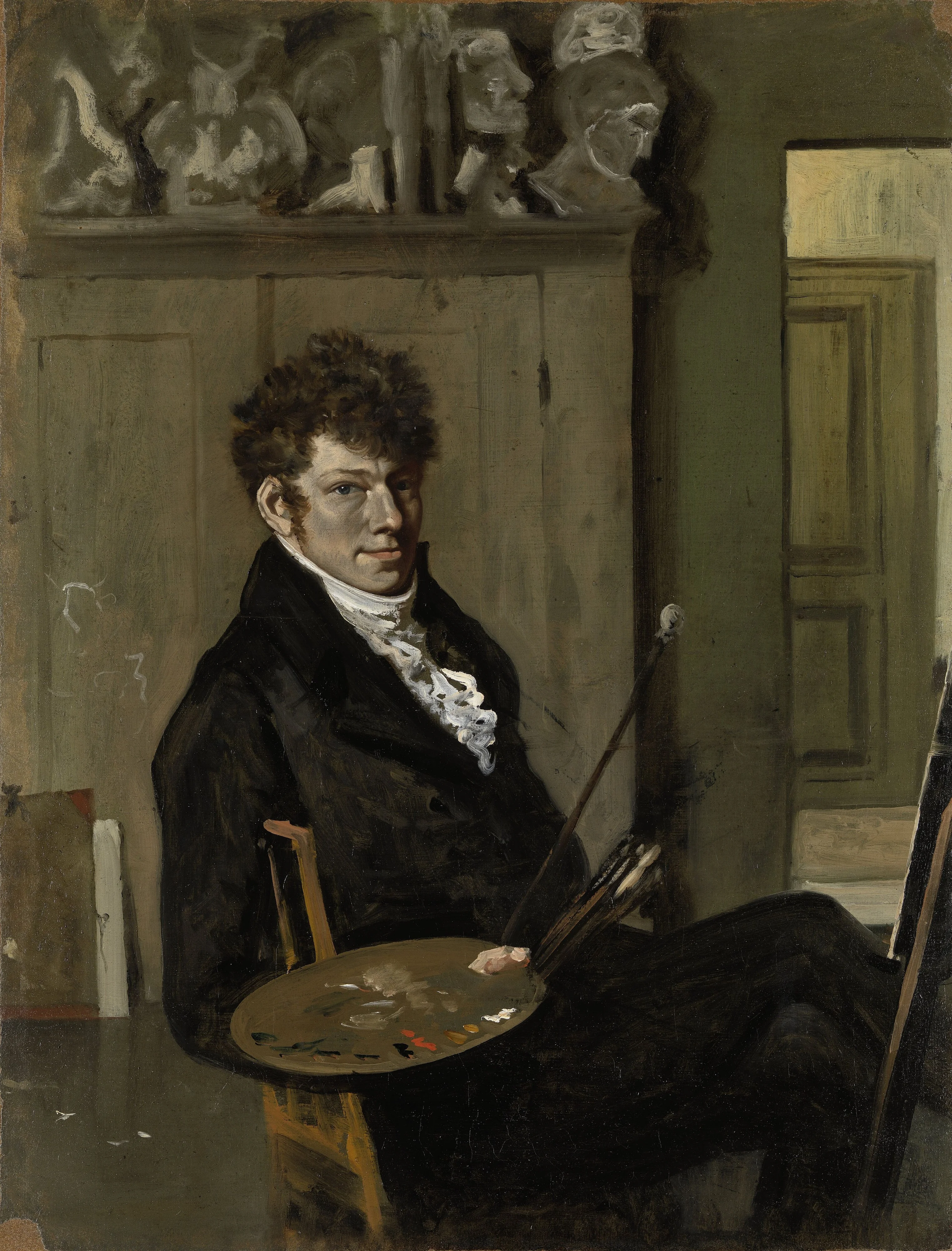Self-portrait, detail