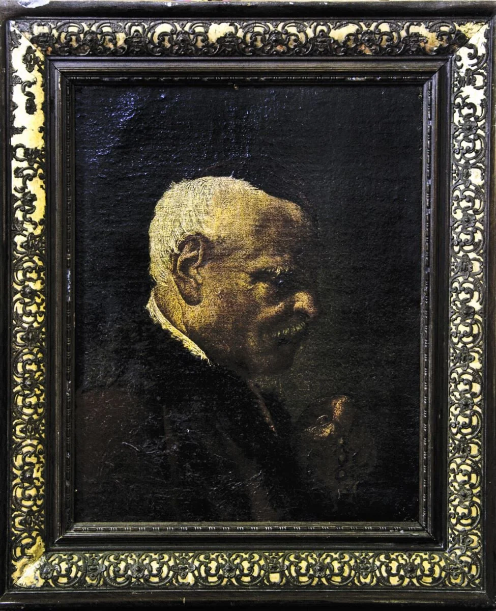 Portret de bărbat, detail