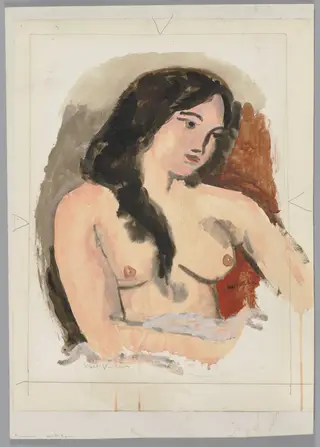Bust of Sophie, by Walt Kuhn, 1912