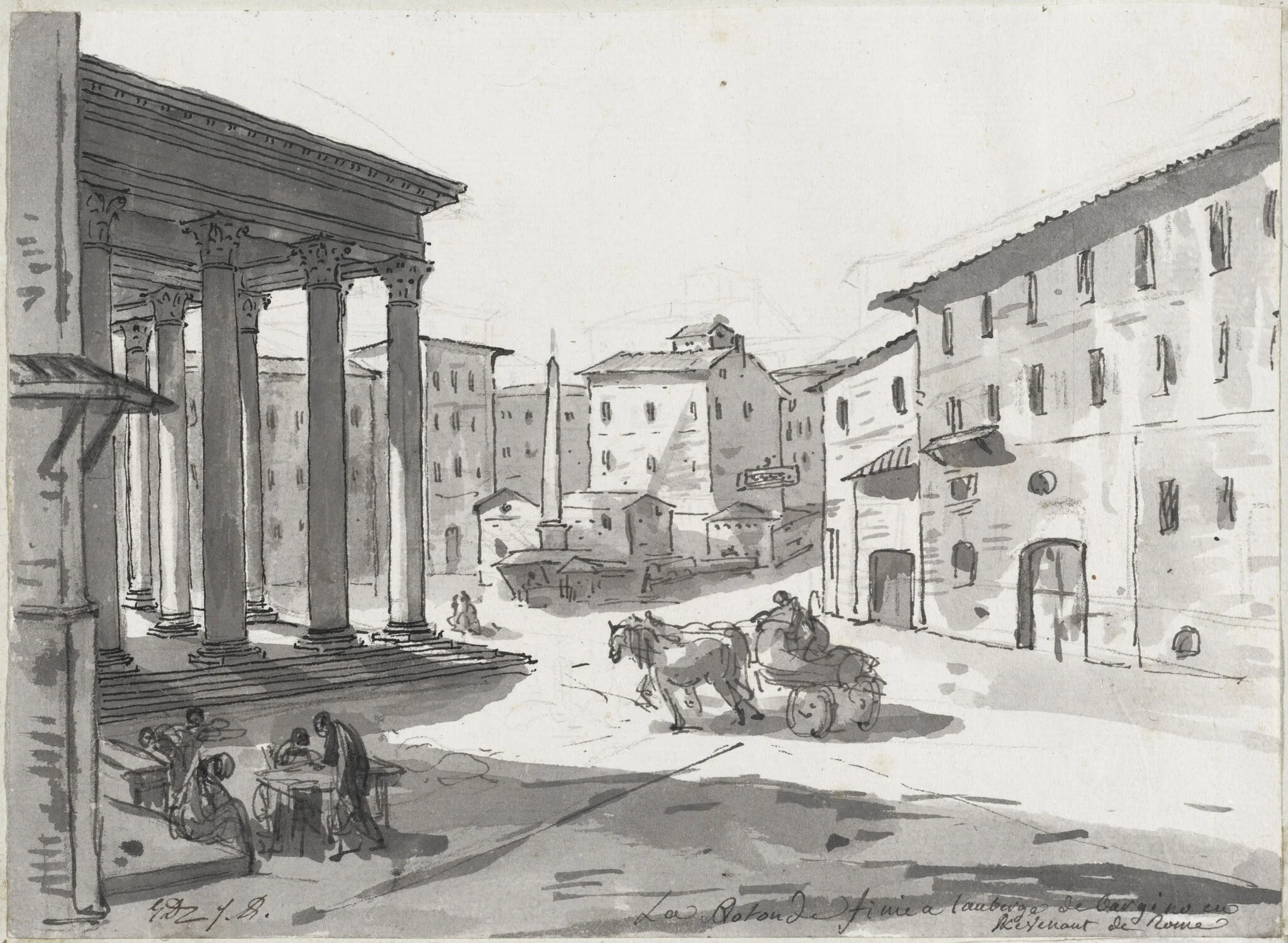 The Pantheon, detail