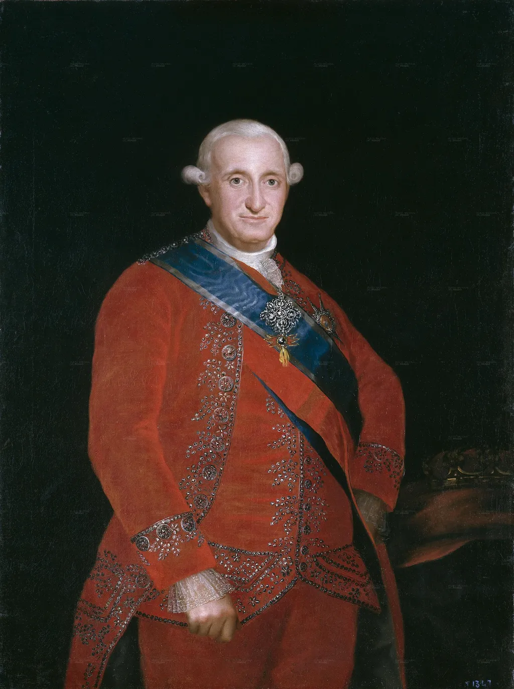 Charles IV, King of Spain, by Agustín Esteve, oil, 1795