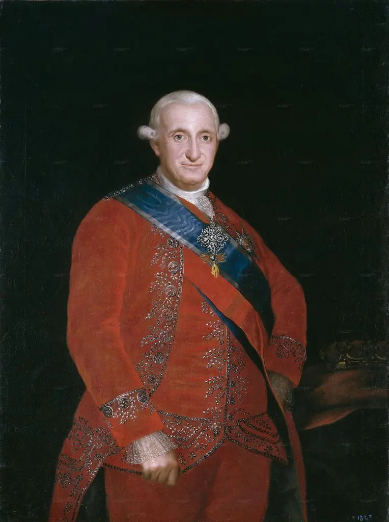 Charles IV, King of Spain, by Agustín Esteve, oil, 1795