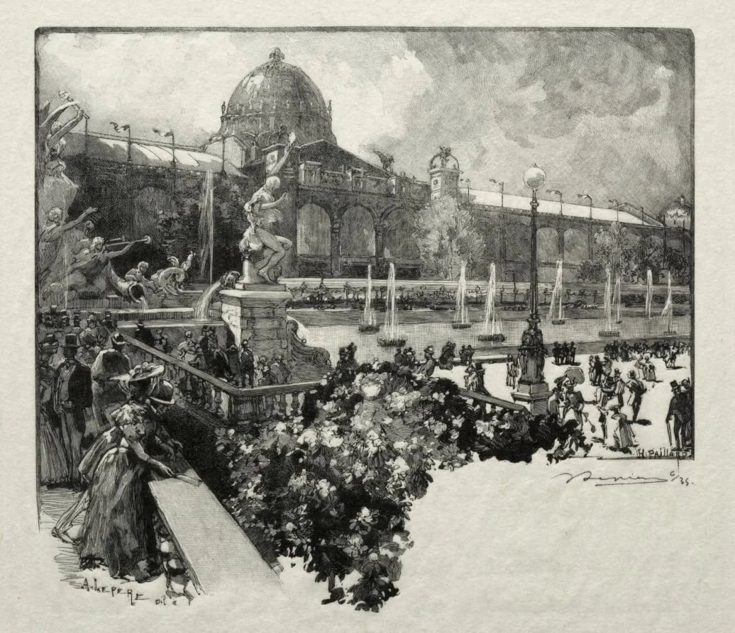 Le Palais des Arts Liberaux, Extérieur, detail