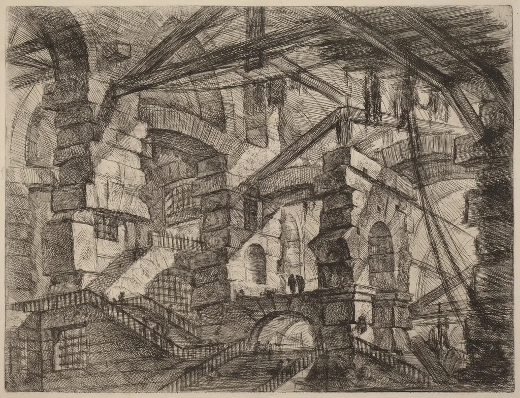 The Gothic Arch, by Giovanni Battista Piranesi, ink, 1750