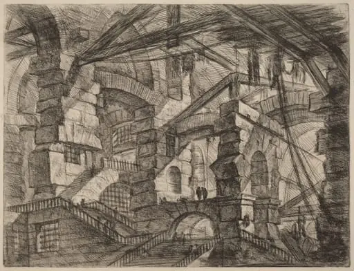 The Gothic Arch, by Giovanni Battista Piranesi, ink, 1750