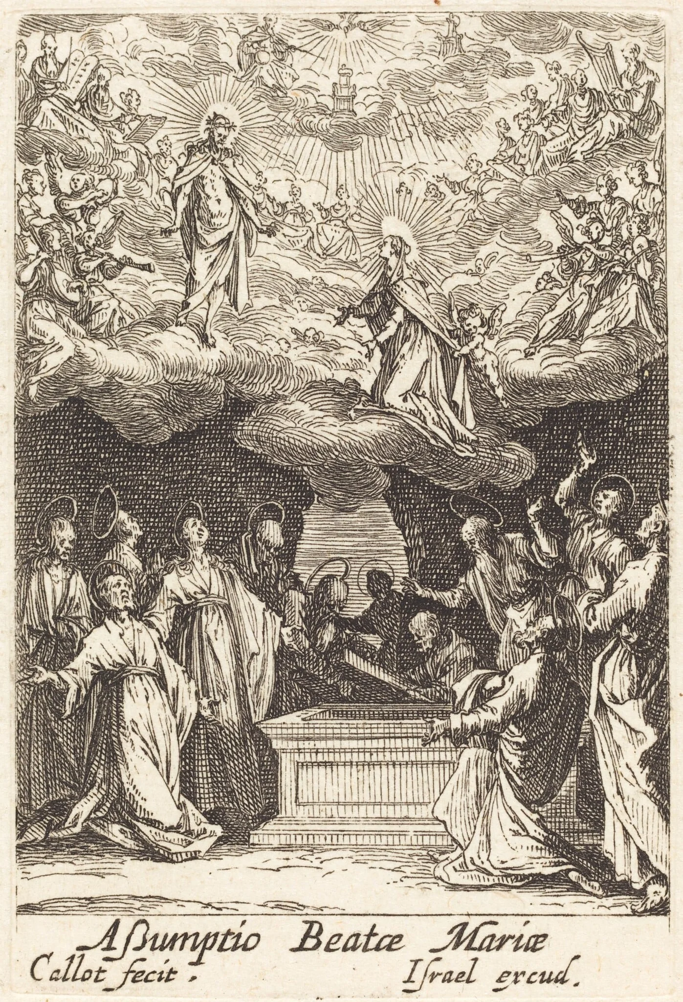 The Assumption of the Virgin, detail