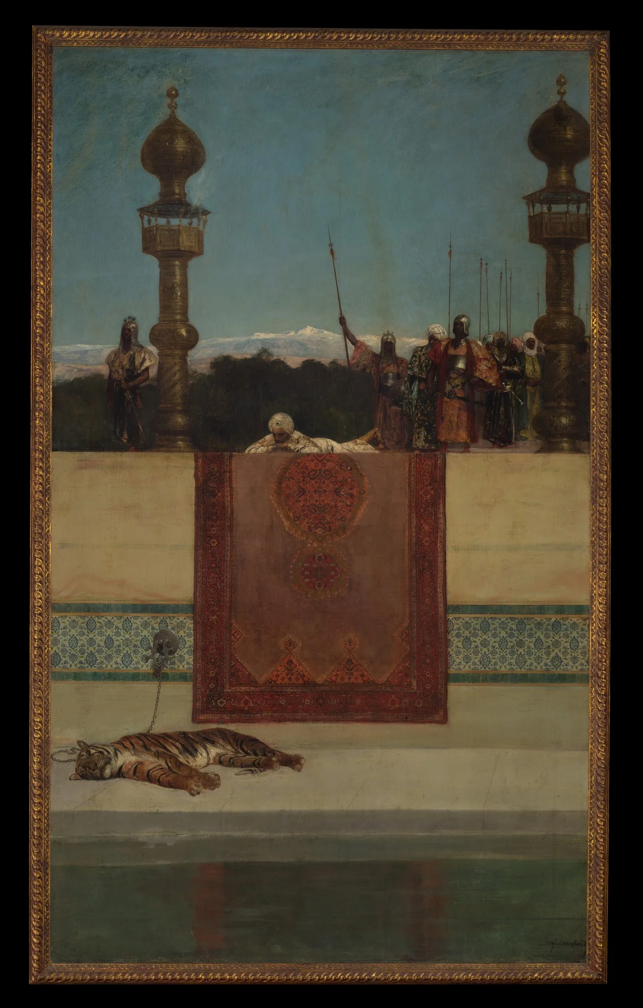 The Sultan's Tiger, detail